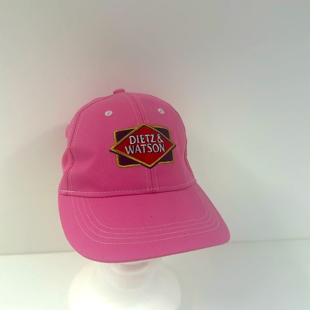 Dietz & Watson Pink Baseball Cap Breast Cancer Awareness hat summer beach